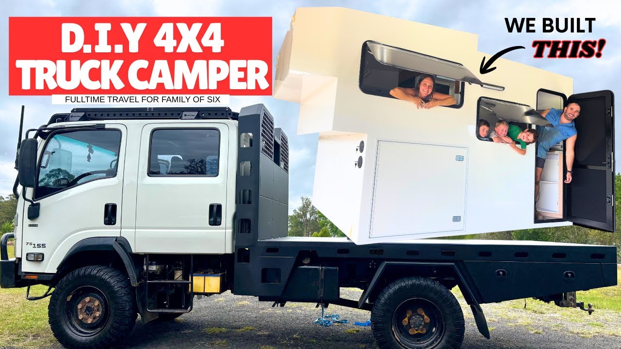YOU WILL BE SURPRISED! DIY EXPEDITION TRUCK CAMPER BUILD FOR FULLTIME TRAVEL - New TRAY & TRIMS EP8