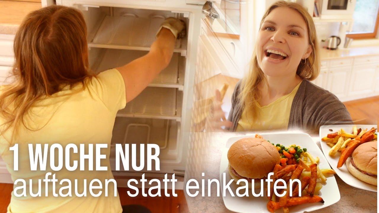 Familien-Spar-Challenge: 1 Woche nur Tiefkühltruhe aufessen