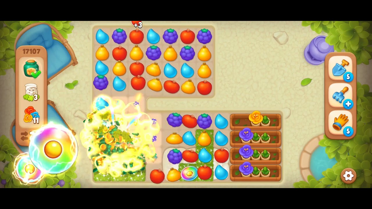Gardenscapes Level 17107