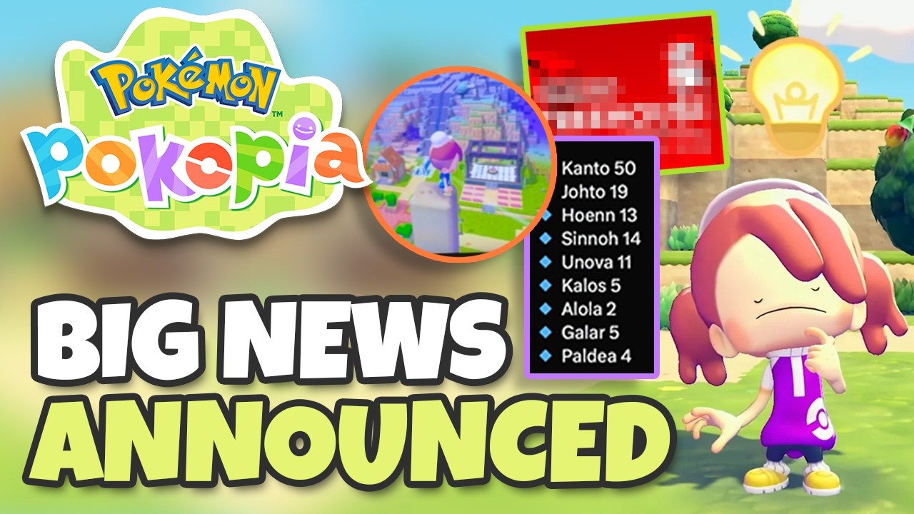 BIG Pokemon Pokopia News - Gameplay TOMORROW, 123 Pokemon Confirmed & More Screenshots!
