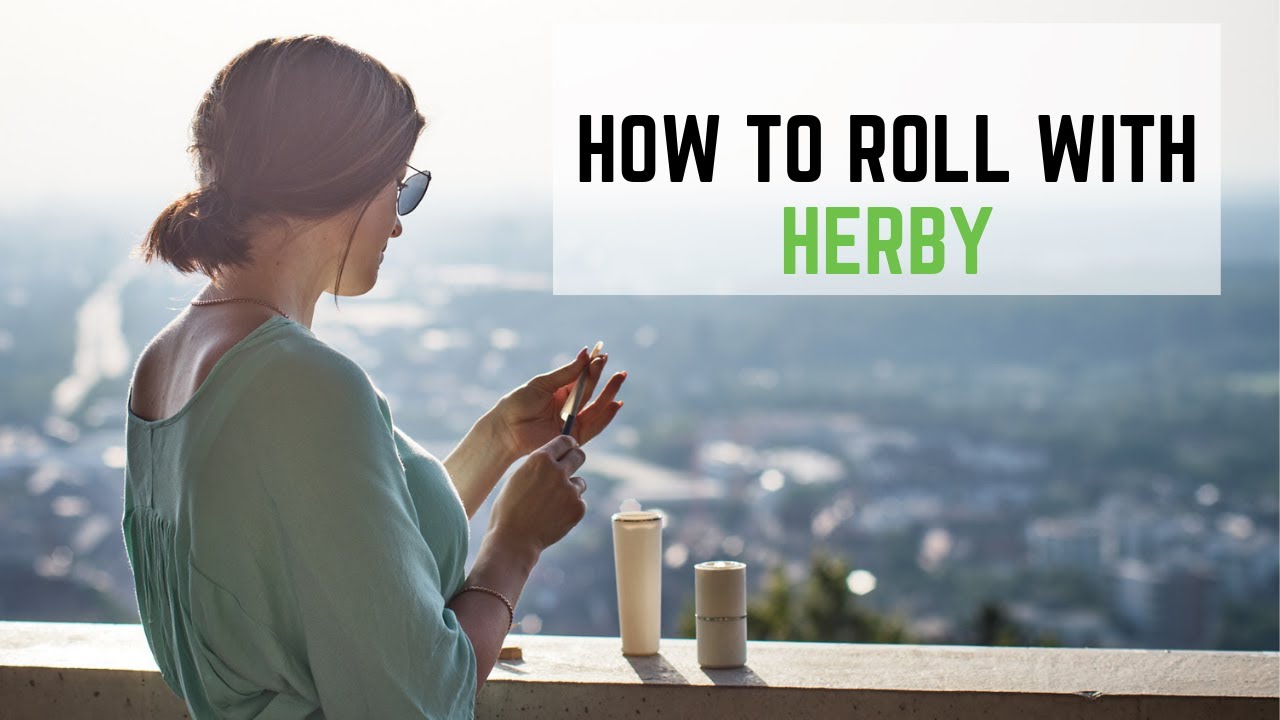 How to Roll a Cone Joint and Grind your Marijuana with herby