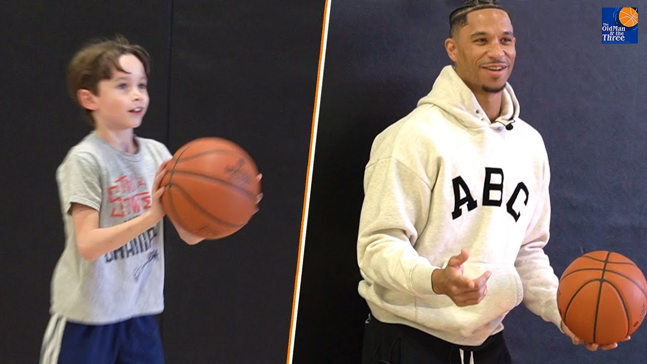 JJ Redick's 8-Year Old Son Challenged Josh Hart To A 3-Point Contest 🏀