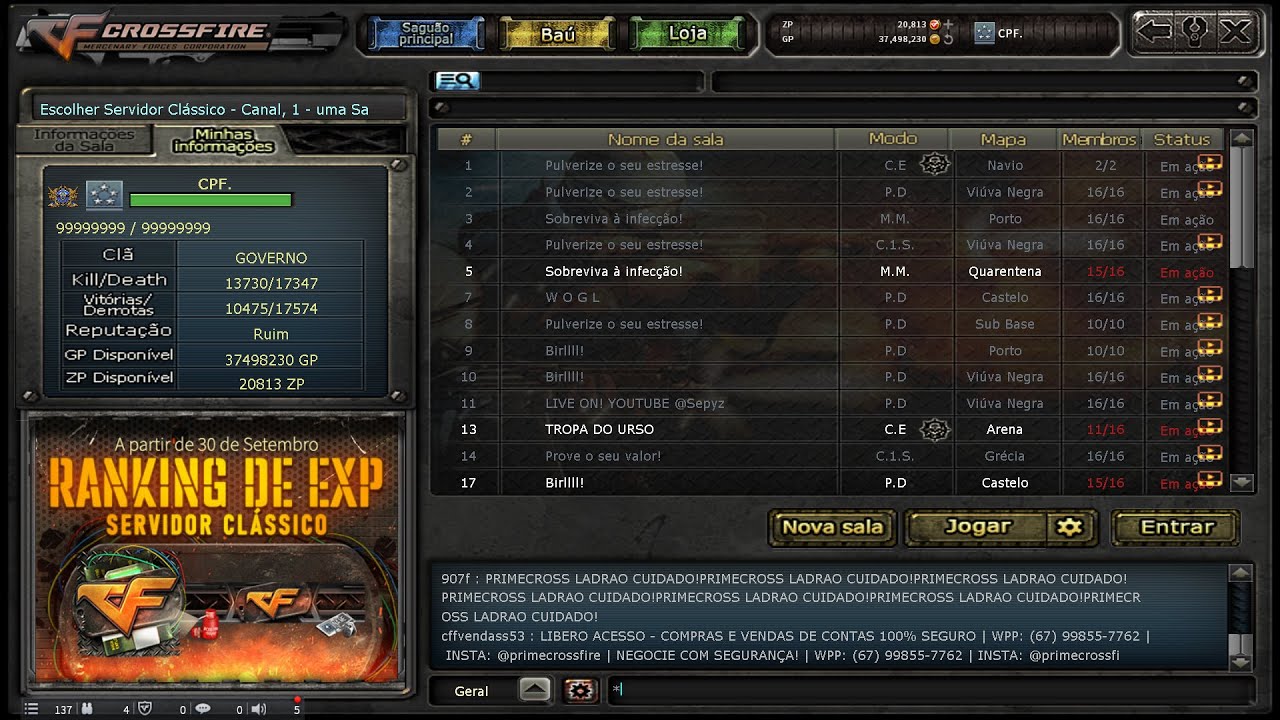 -HG- Game / Cross Fire - Mostrando as Novidades + Jogando uma Partida Classica + Mostrando o Passe!