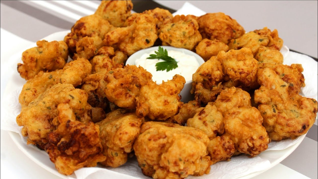 قرنبيط أو شيفلور مقلي بخلطة رهييببة