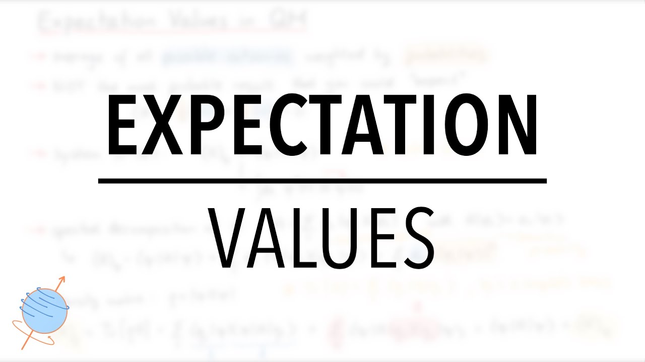 Expectation Values in Quantum Mechanics