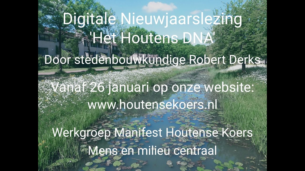 Nieuwjaarslezing Robert Derks: Houtens DNA