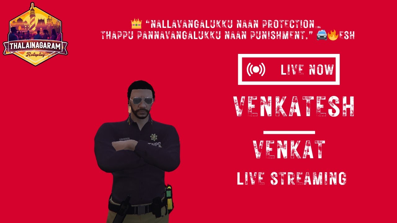 🔴 LIVE | 🚨 “Indha Nagarathula Thappu-ku Idam Illa” 👮‍♂️🔥 | Commissioner RP | Thalainagaram RP