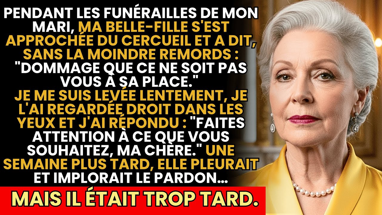 Ma Belle-Fille a Dit Qu’Elle Préférait Que Ce Soit Moi Dans le Cercueil… Une Semaine Plus Tard…