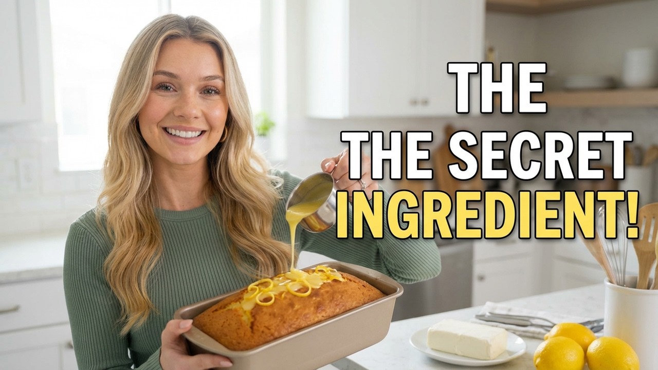 Homemade Cream Cheese Lemon Loaf | Soft Crumb, Bold Flavor