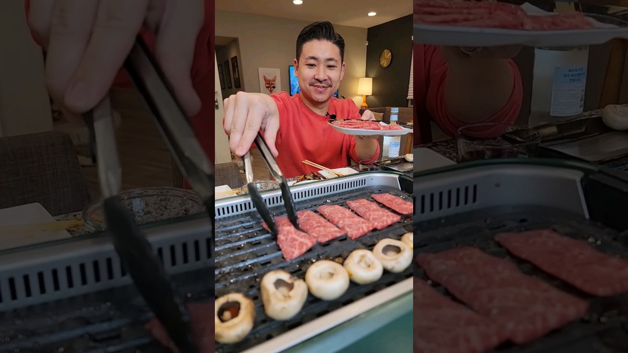 You'll never KBBQ grill indoors the same again #shorts