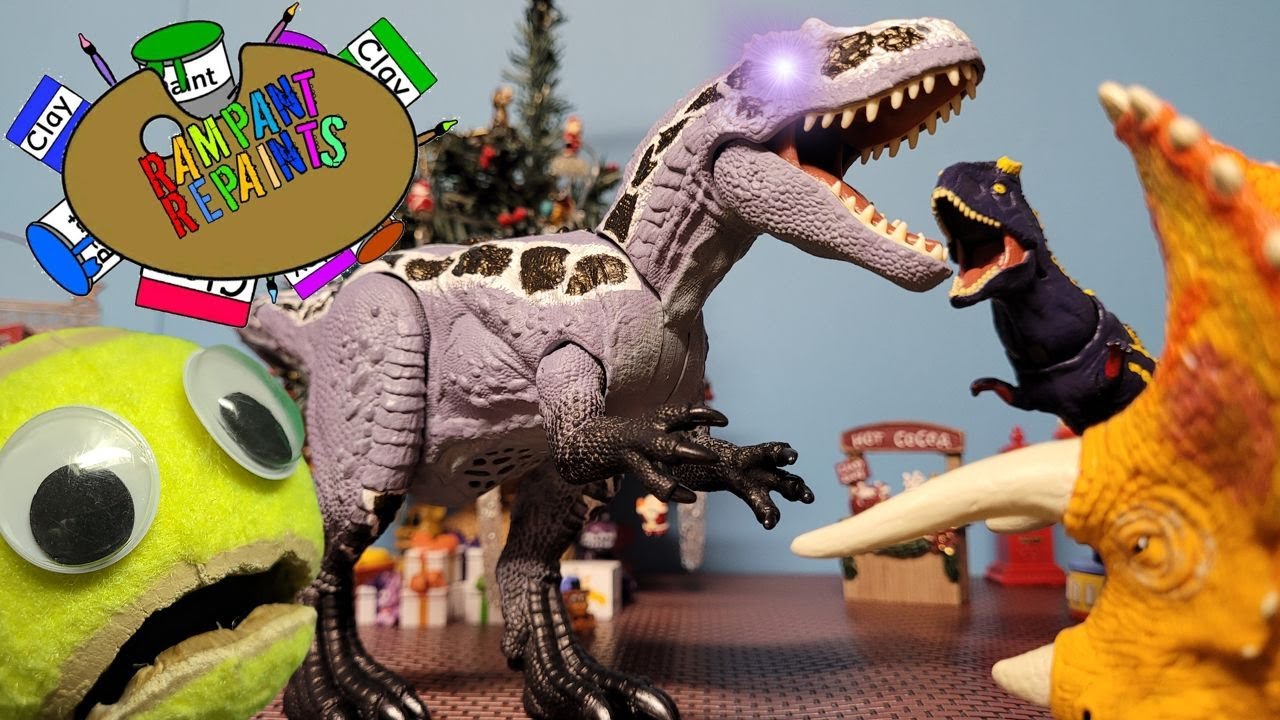 Painting a Dinosaur King Megalosaurus - Rampant Repaints