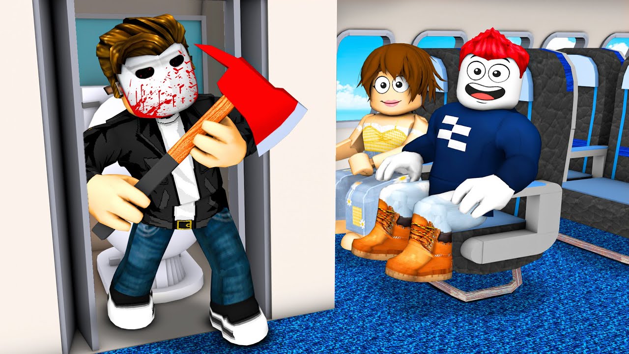 24h mit dem KILLER im FLUGZEUG! (Roblox)