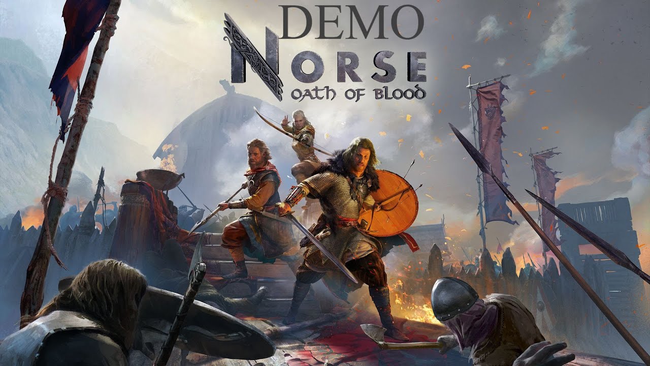 NORSE Oath of Blood Demo -  Смотрим Стратегию про Викингов.