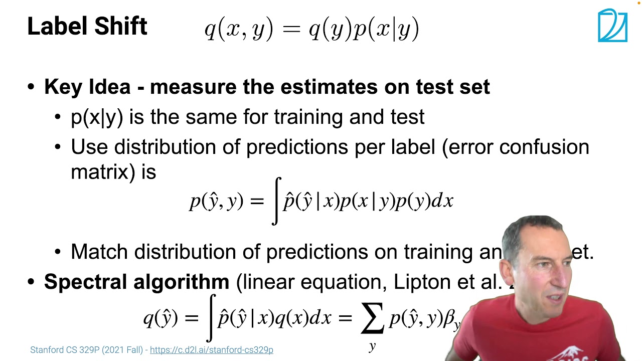 Lecture 7, Part 2 Label Shift