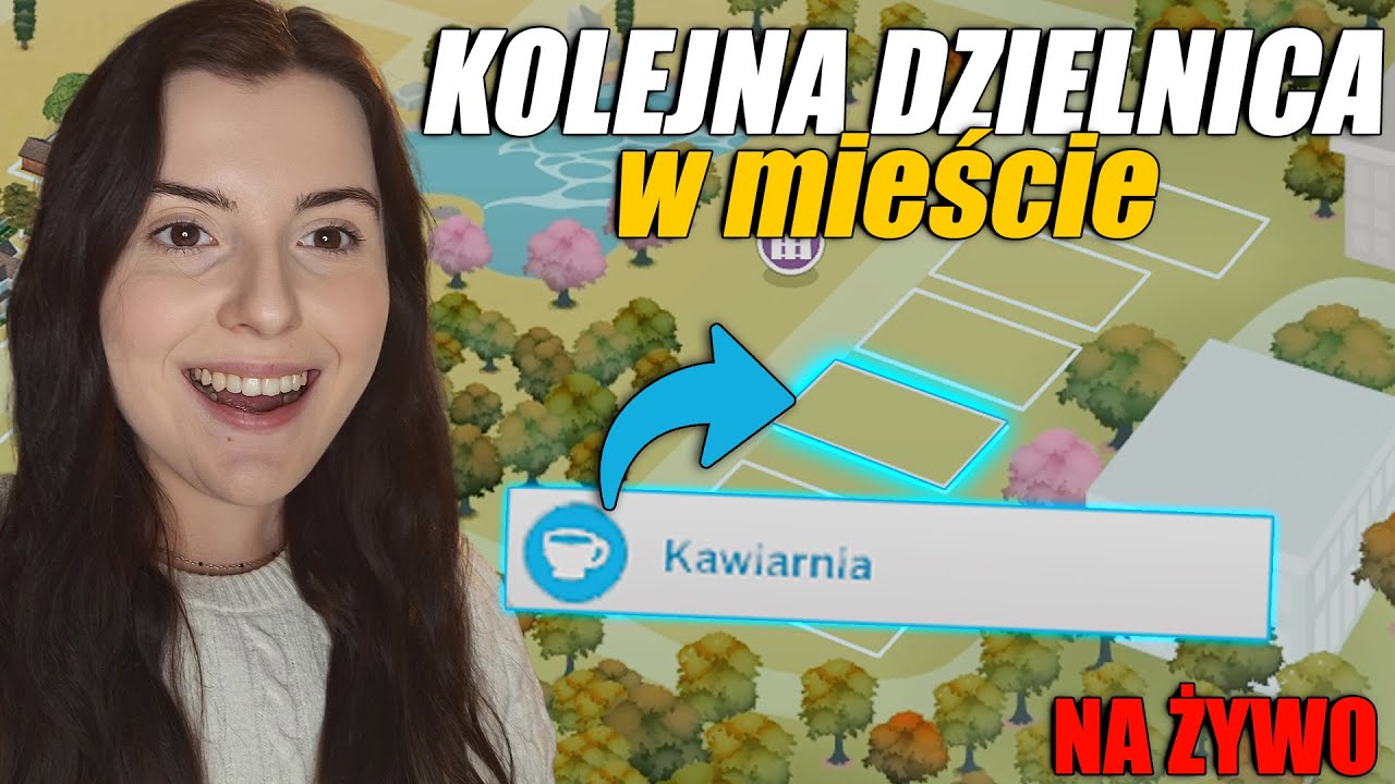 🔴 BUDUJĘ KAWIARNIĘ W MOIM WŁASNYM MIEŚCIE 🔴 NA ŻYWO