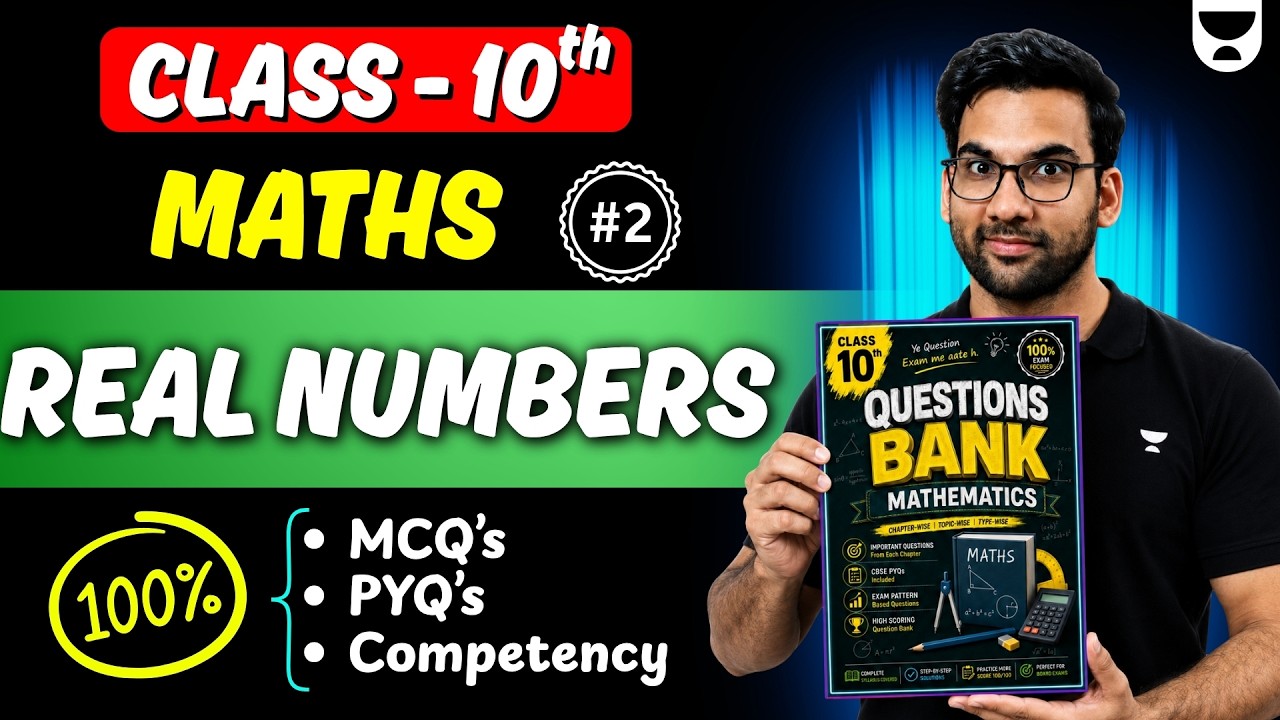 Class 10 Real Numbers | Question Bank Series | CBSE Maths 2026-27 | Mandeep Sir