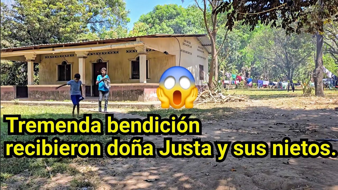 😱LE VINE A DEJAR ESTA GRAN AYUDA A DOÑA JUSTA Y SUS NIETOS.😱