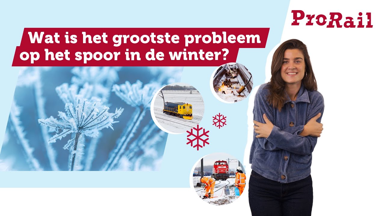 Wat is het grootste probleem op het spoor in de winter?