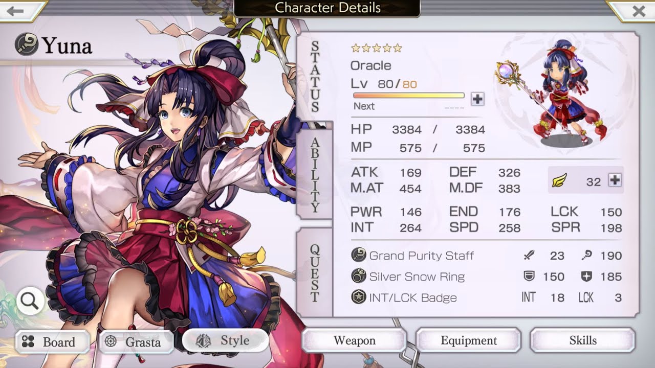 Another Eden Global OG Yuna WITH Manifest 5* Review, Skills And Gameplay! Ultimate Support Unit!