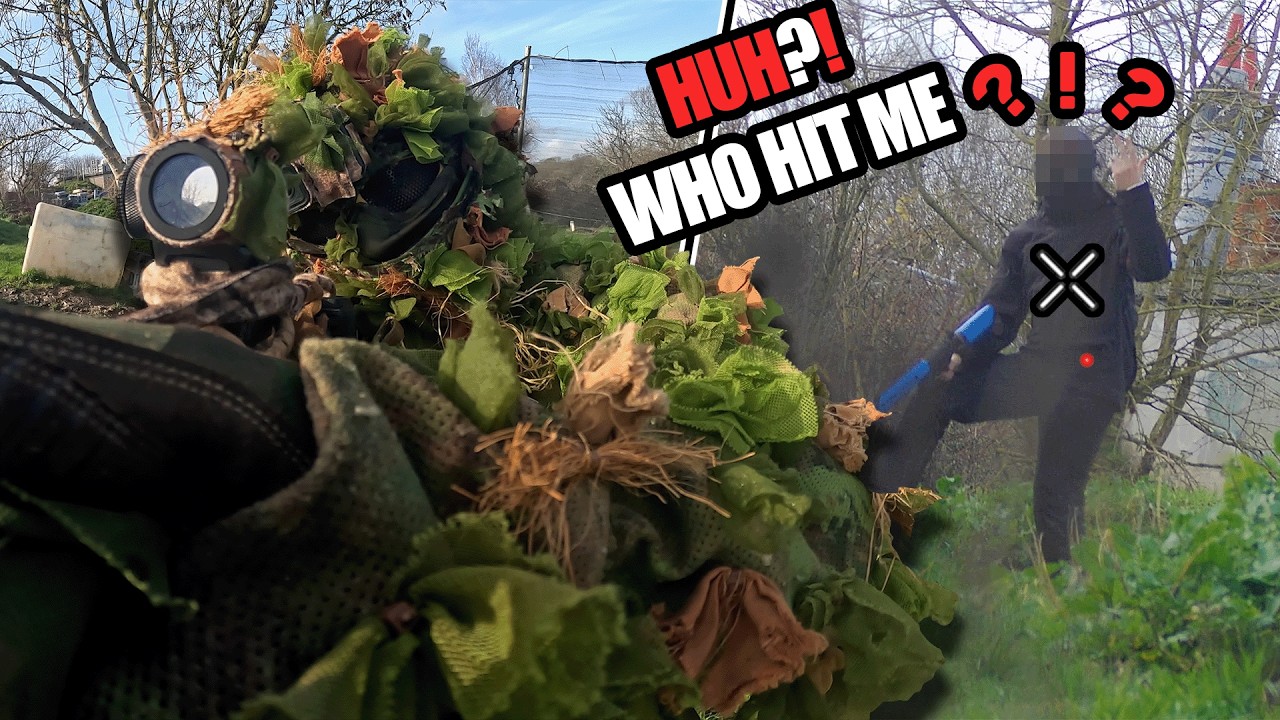 Perfect ghillie positioning wins the game