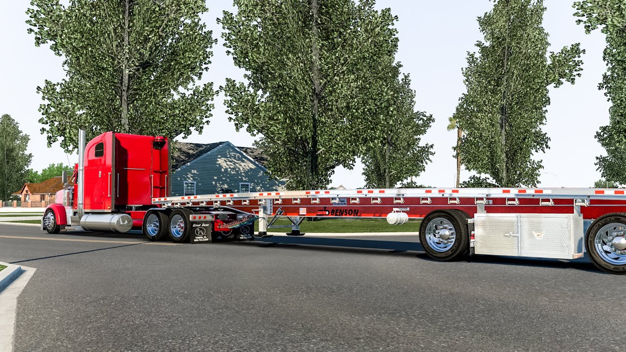 Jon Ruda Freightliner Classic XL Haul | Texas DLC 1.46 | Brian Mods Benson Flatbed
