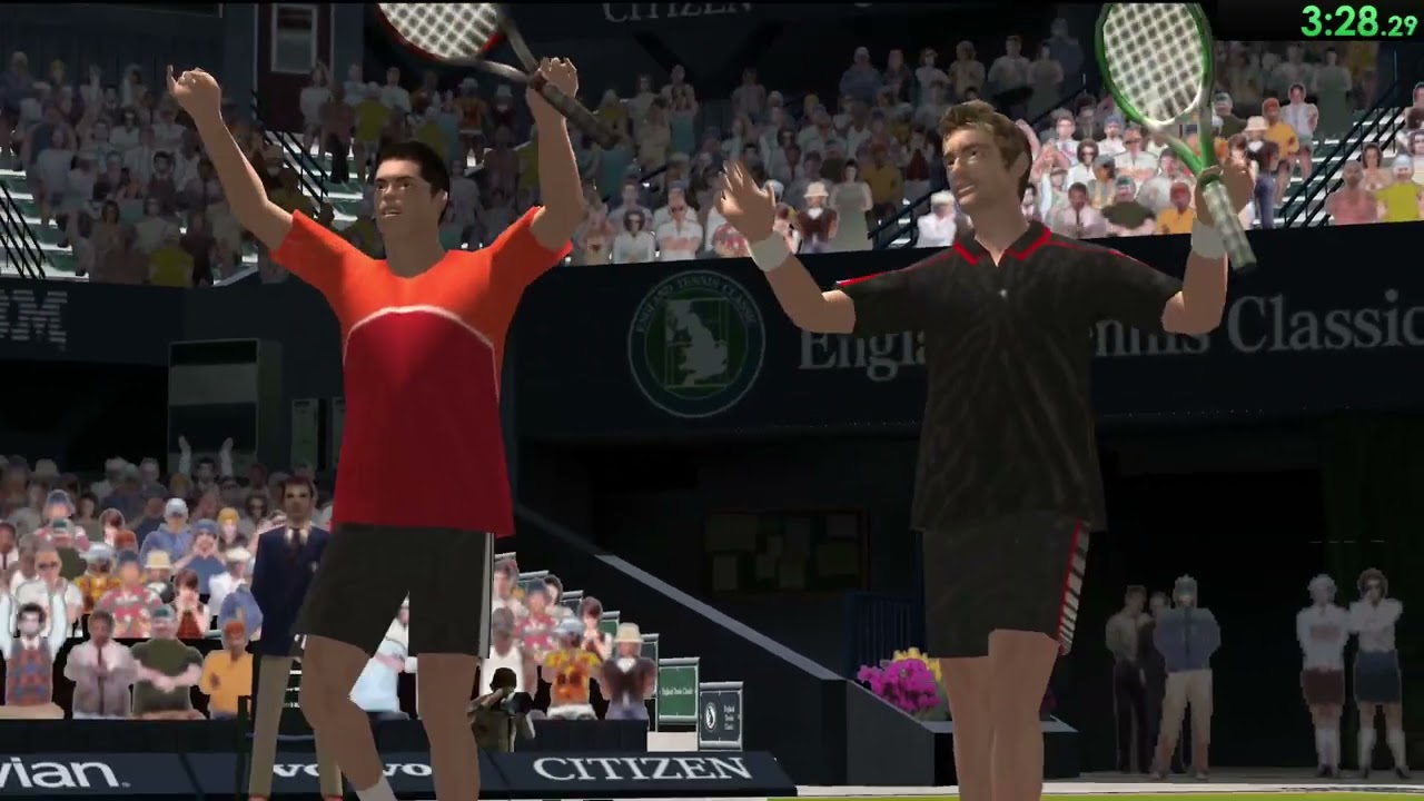 Virtua Tennis 3 Tournament% - Doubles: 4:35