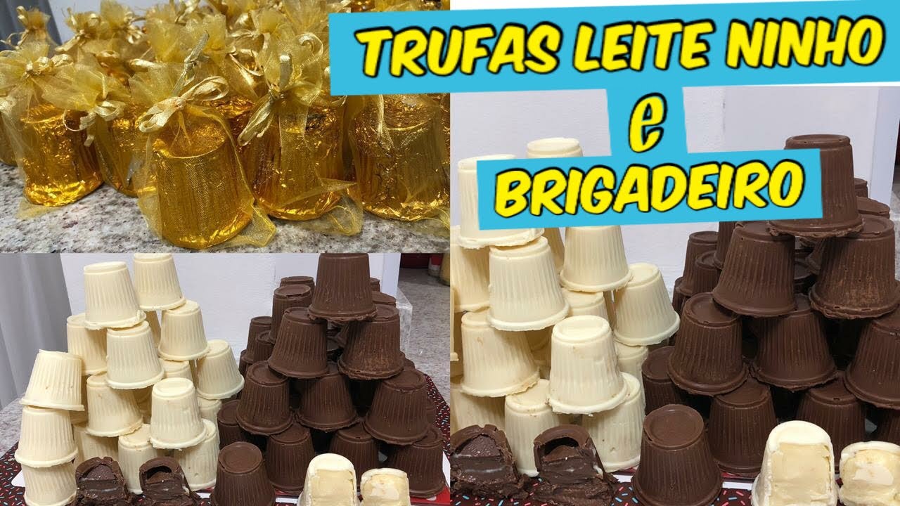 PREPARANDO TRUFAS SUPER FÁCIL NO COPINHO + COMO EMBALAR #RENDAEXTRA