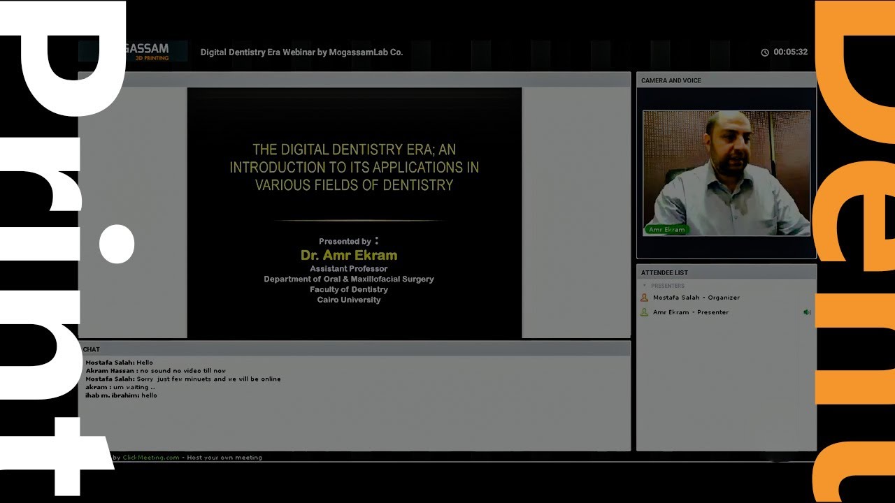 Digital Dentistry Era Webinar Dr.Amr Ekram | Mogassam 3D