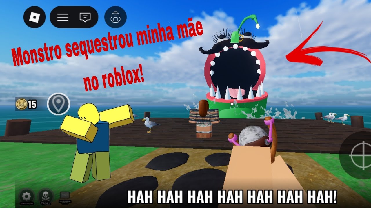 MONSTRO SEGUESTROU MINHA MÃE NO ROBLOX (GAMEPLAY DE UMA VIAGEM MORTAL) #roblox #2017 #gameplay #game