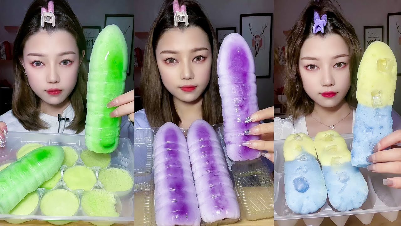 ASMR MUKBANG ICE EATING SOUNDS
