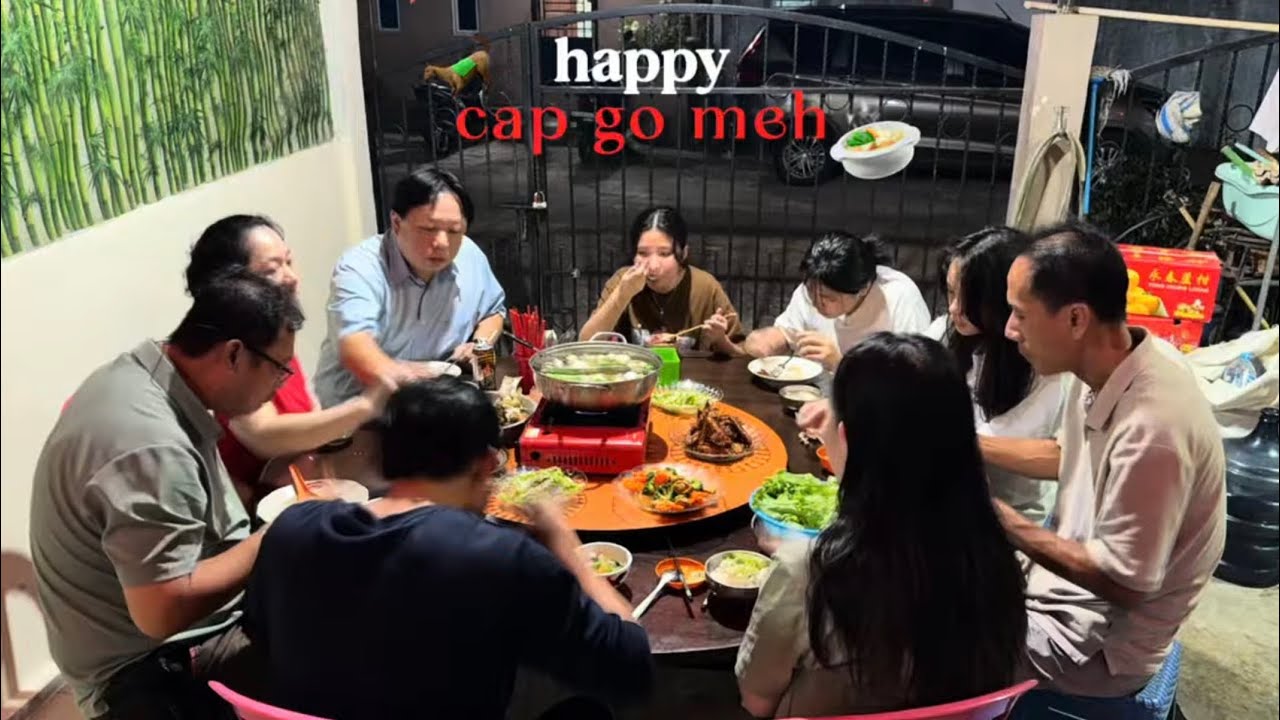 last day of cny | prepared dishes, go to temple, reunion dinner, laugh and go to campus 