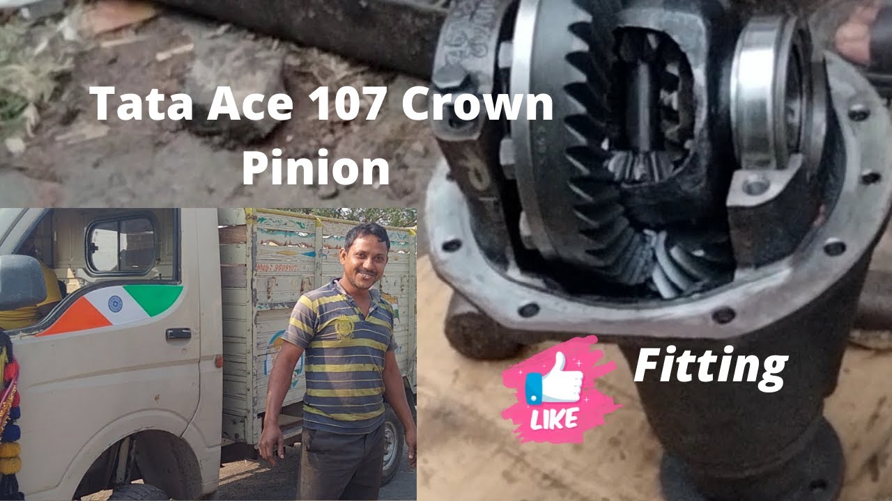How to Fitting Tata Ace 107 Crown Pinion | Chota Hati 107 Crown Pinion Fitting | Tata Ace 107 Pinion