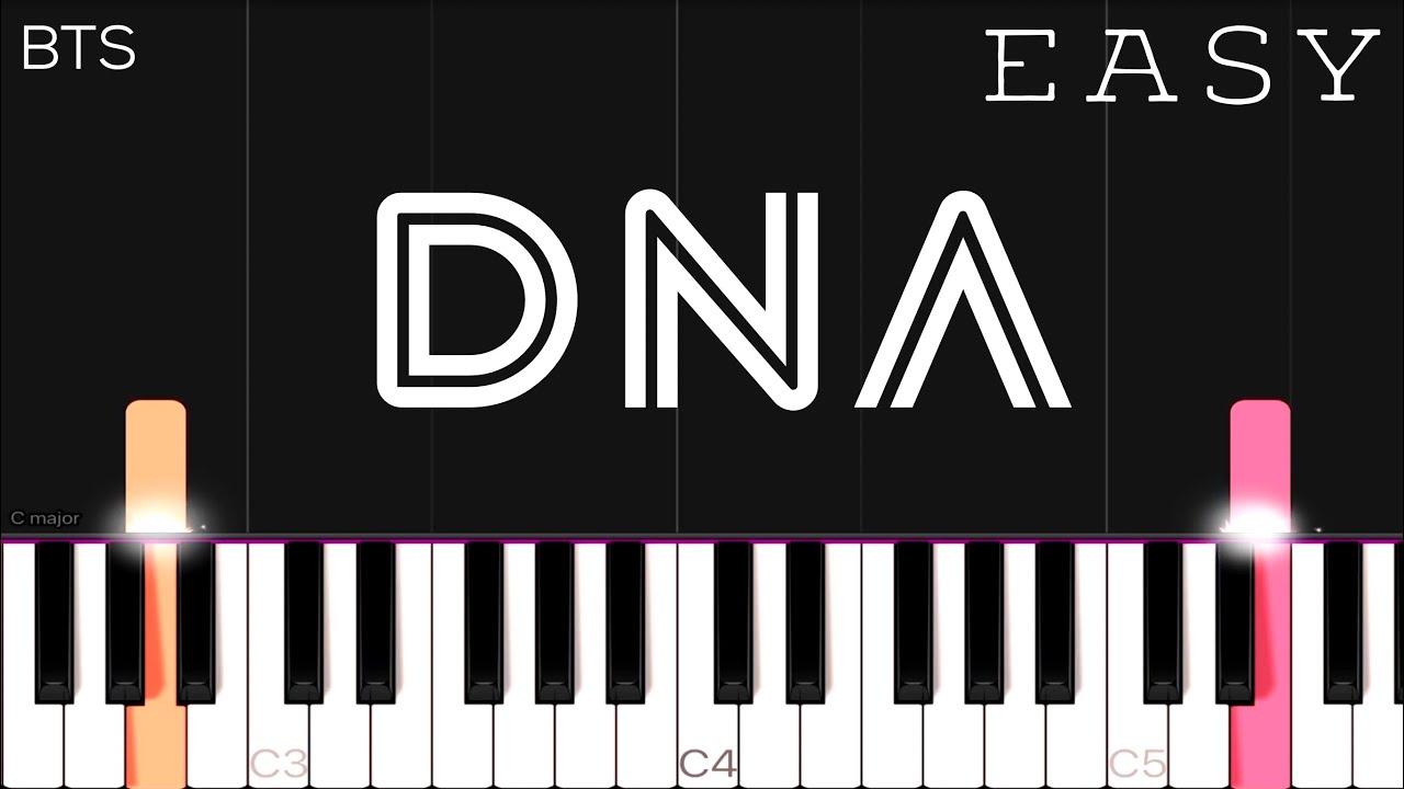BTS (방탄소년단) - DNA | EASY Piano Tutorial