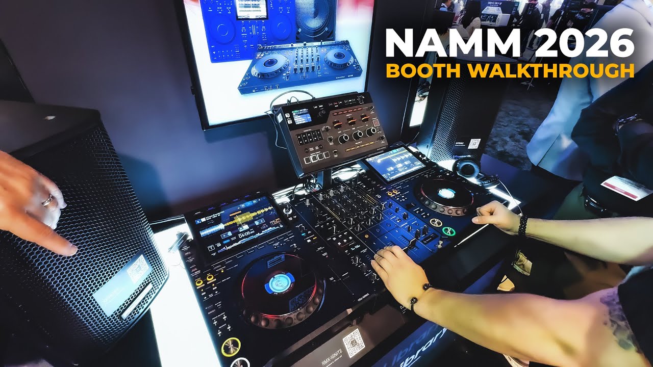 NAMM 2026 AlphaTheta Booth Walkthrough