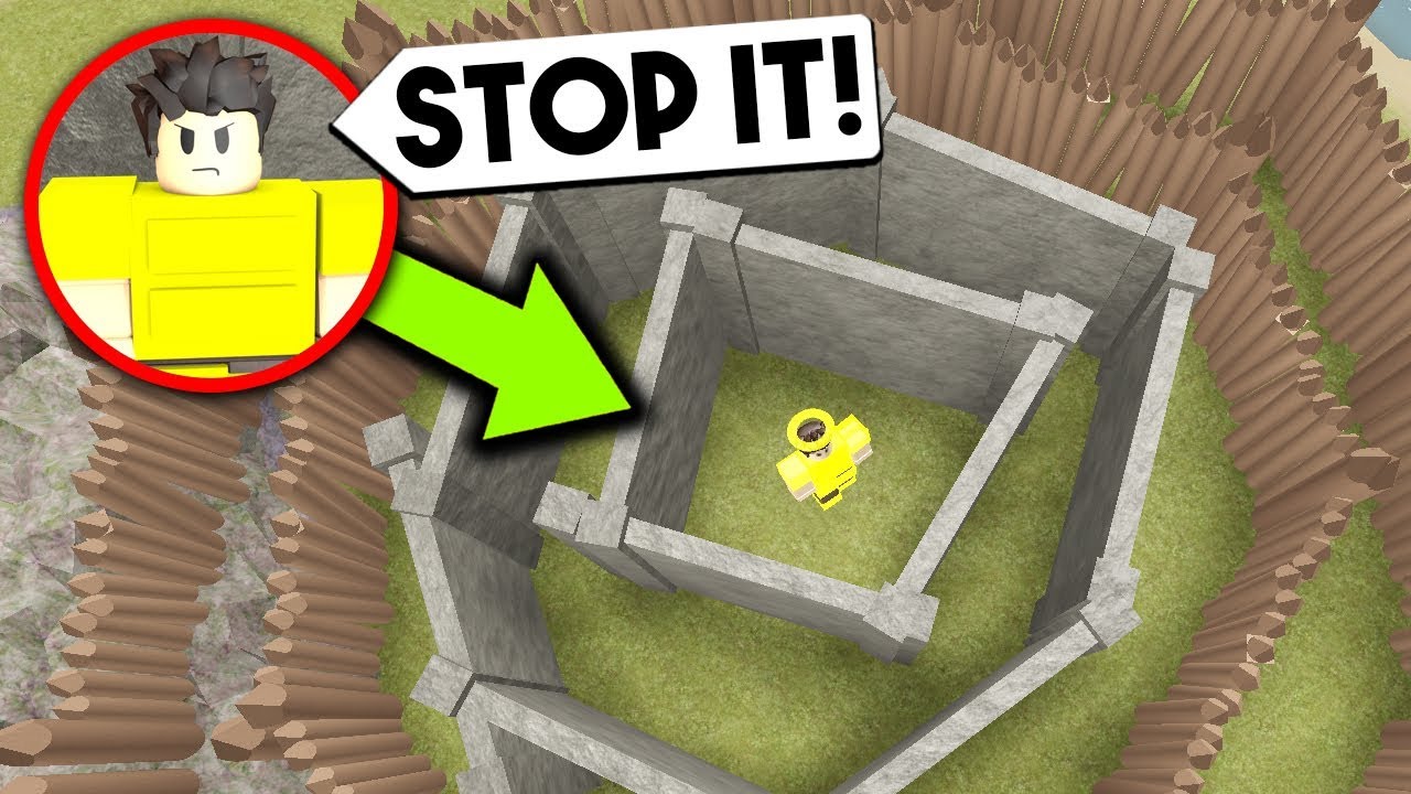 TRAPPING PLAYERS IN BOOGA BOOGA (THEY GOT MAD) | Roblox Booga Booga