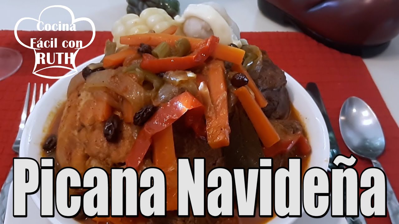 PICANA NAVIDEÑA DELICIOSA Y FÁCIL DE HACER (Preparación Boliviana) Receta de Familia - 6 a 8 Platos