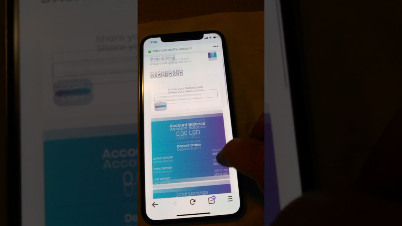 Bitsimple update. Earnt $29 today. Day 1. Withdrawal done.