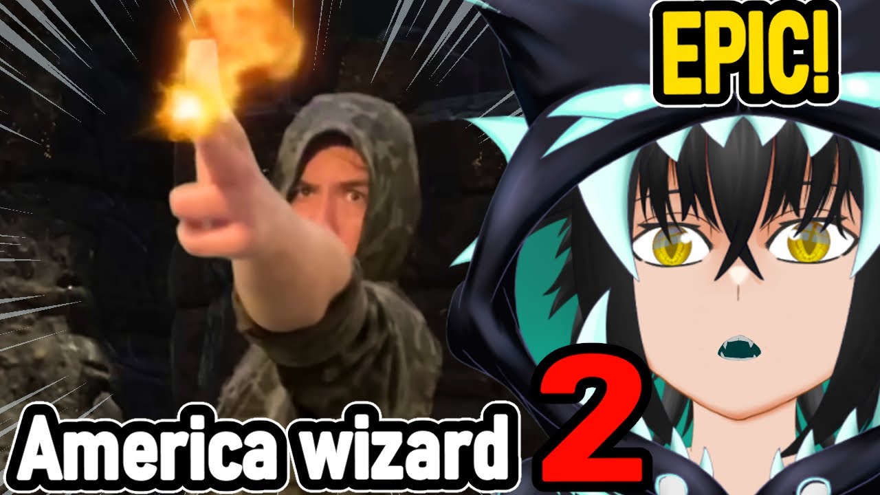 I CAST FIRE GUN!! - Yuu reacts to america wizard supercut part 2