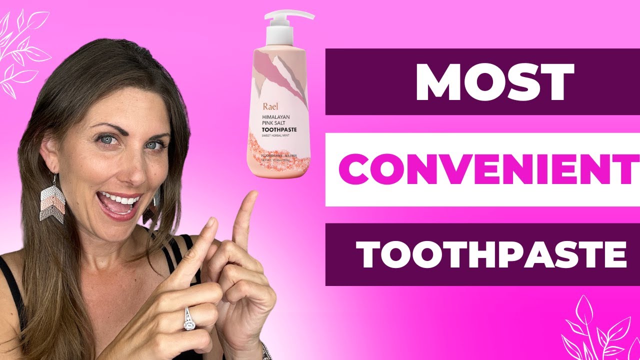 Rael Toothpaste has Best Packaging!  Himalayan Pink Salt with Sweet Mint Flavor for sensitive teeth