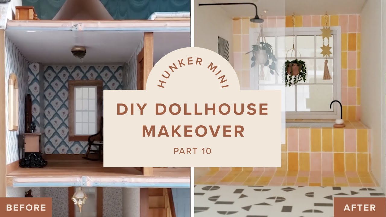 Dollhouse Makeover: Bathroom Transformation, Part 10/14