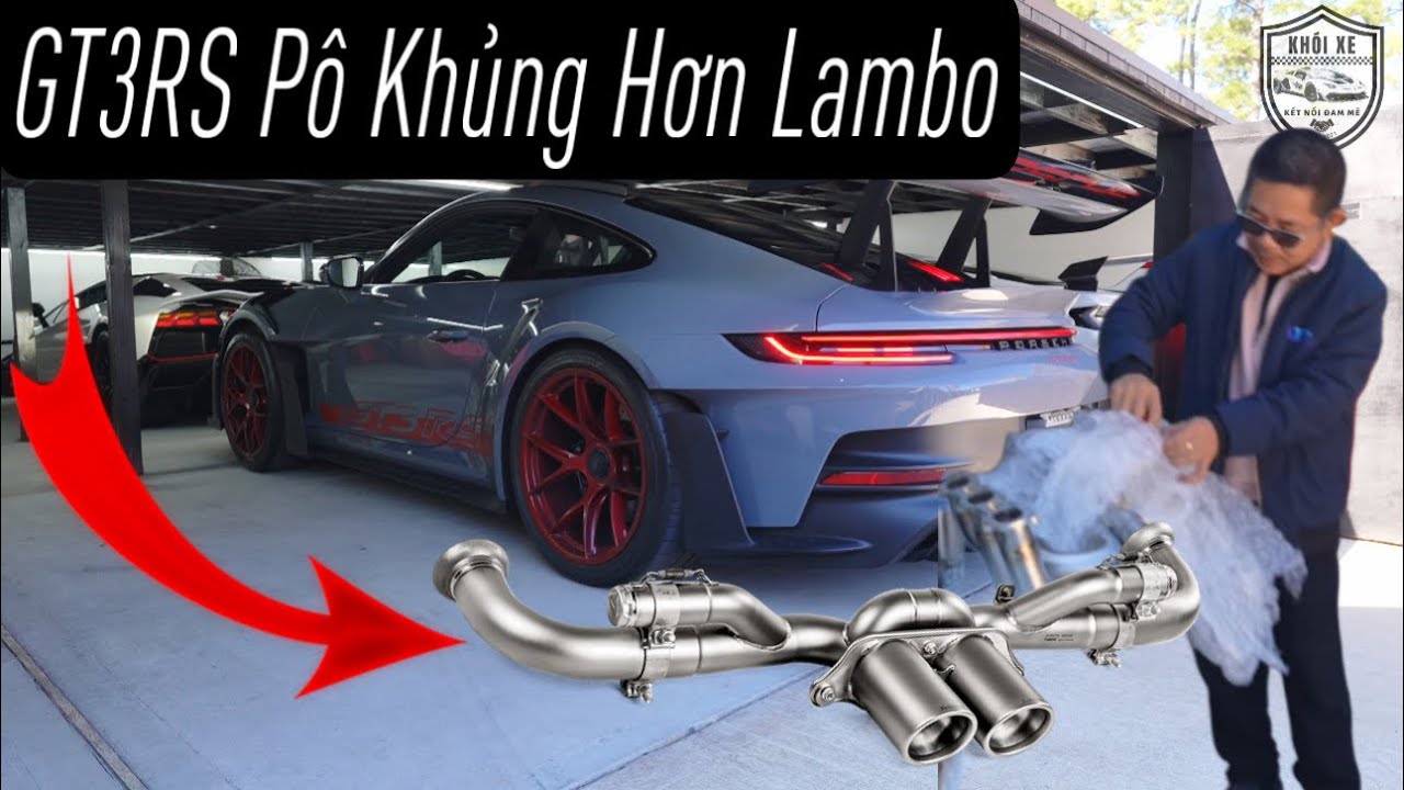 Мой первый опыт использования выхлопной системы GT3RS был потрясающим! 😮