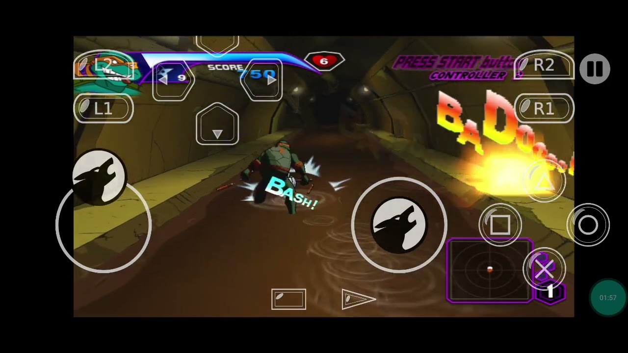 Tartaruga ninja de PS2 sem emulador 
