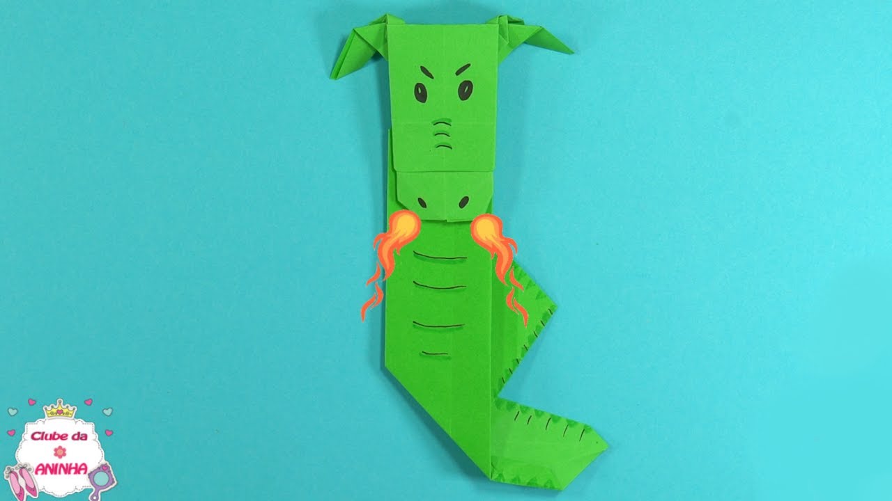 ORIGAMI Dragão de papel - Paper Dragon
