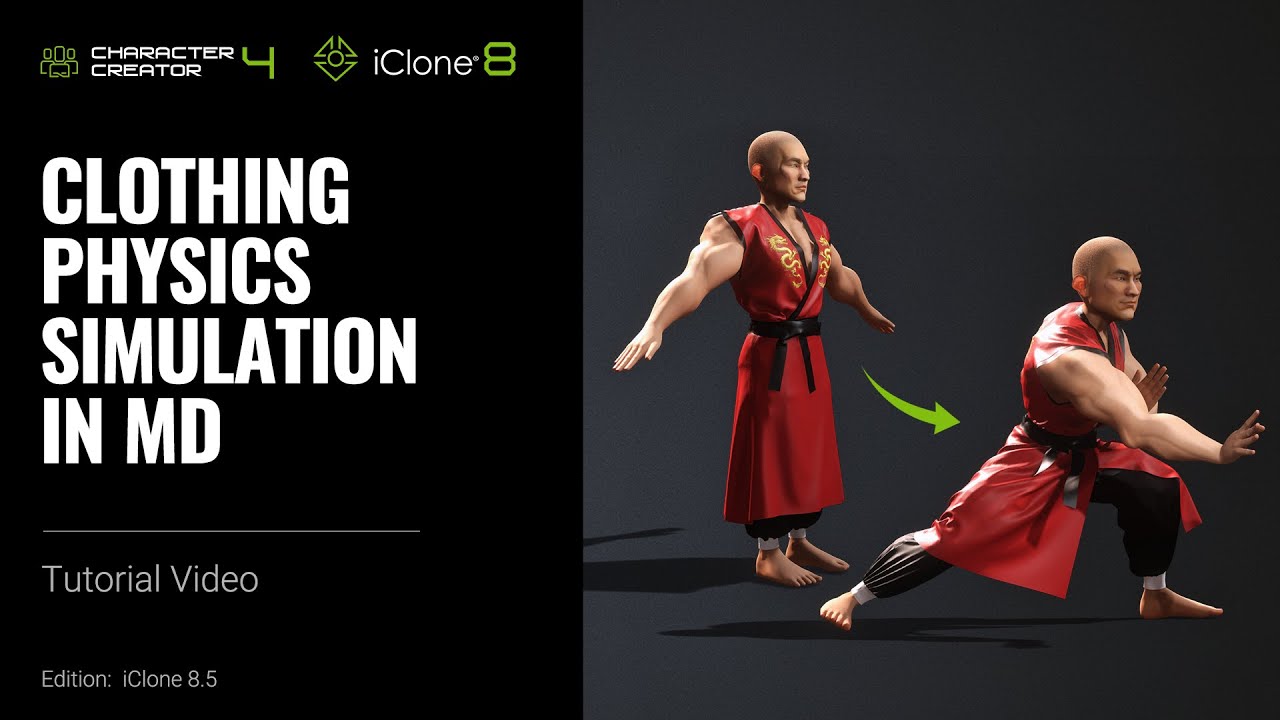 Clothing Physics Simulation in Marvelous Designer PART 3 | Character Creator 4 Tutorial