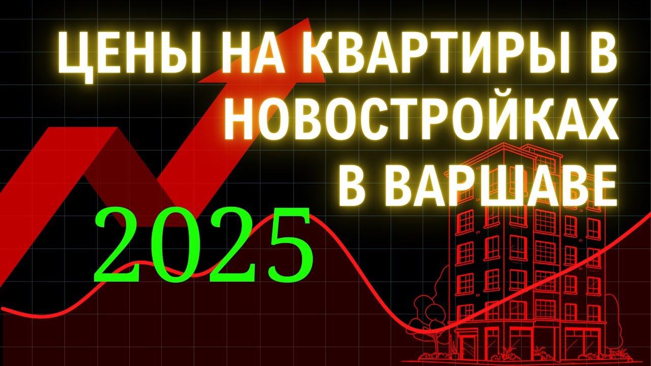 Цены на квартиры в новостройках в Варшаве в 2025 году по районам