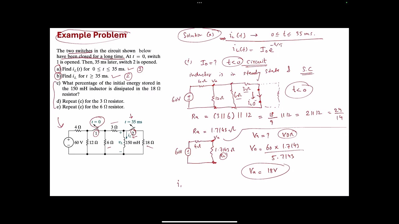 Lecture_4B: Sequential Switching with a Circuit Problem