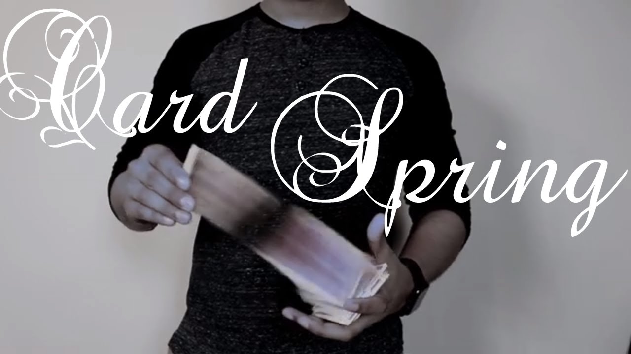 The CARD SPRING Flourish TUTORIAL!