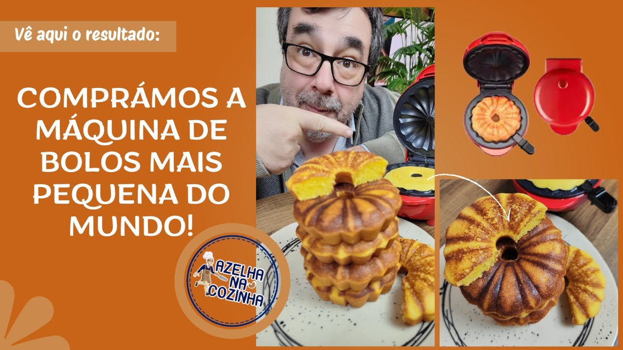Comprámos a máquina de fazer bolos mais pequena do mundo