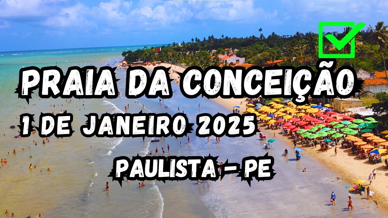 Praia da Conceição, Paulista - PE. Primeiro dia do ano, Só Alegria!