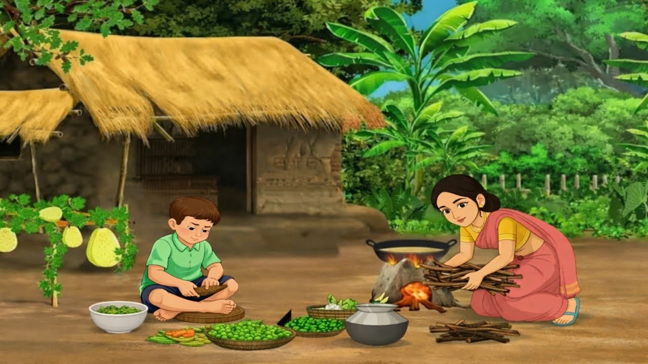 जंगल के अंदर दो भाई बहनों का घर | hindi kahani | moral stories | cartoon story | hindi kahaniyan |